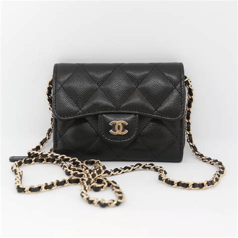 chanel mini wallet